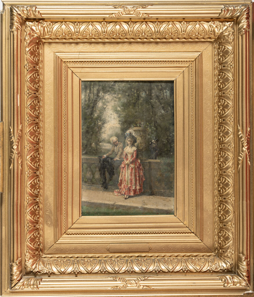 CORTAZZO Oreste (1836-1910) : « Scène galante », HSP, sbd.…