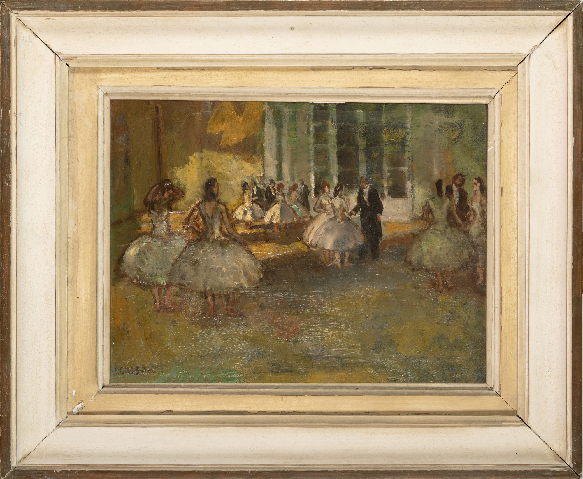 COSSON Marcel (1878-1956) : « Le foyer de l’Opéra »,…