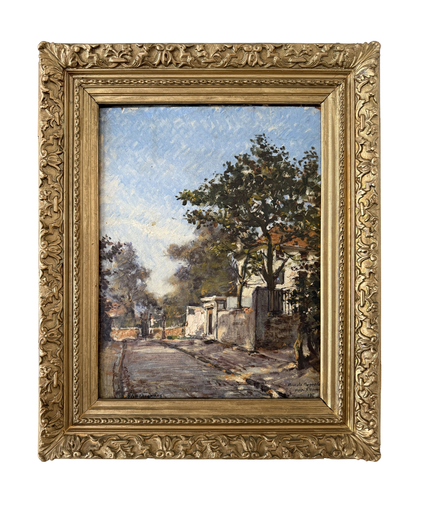 HARPIGNIES Henri-Joseph (1819-1916) : « Rue de Bagnolet près St…