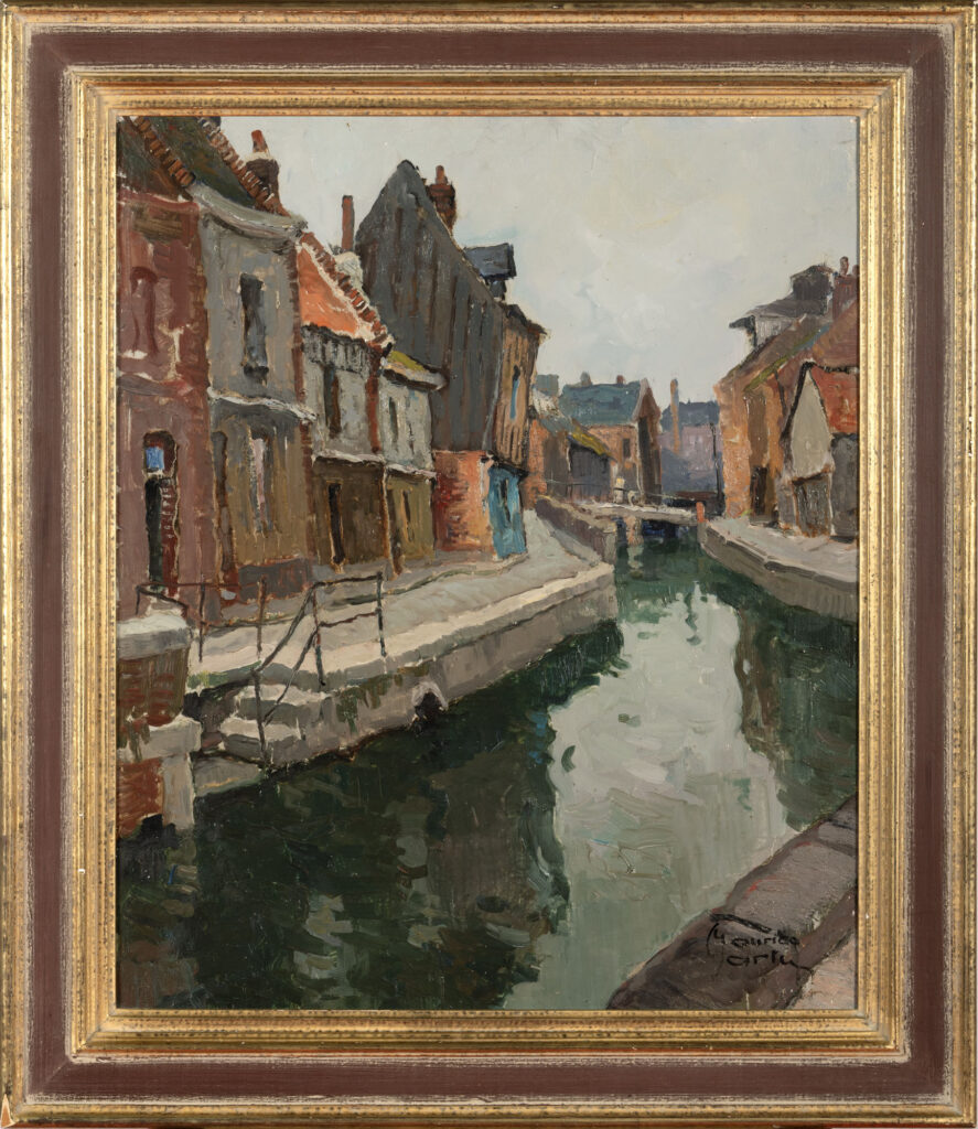 MARTIN Maurice (1894-1978) : « Le vieil Amiens, quartier Saint-Leu…