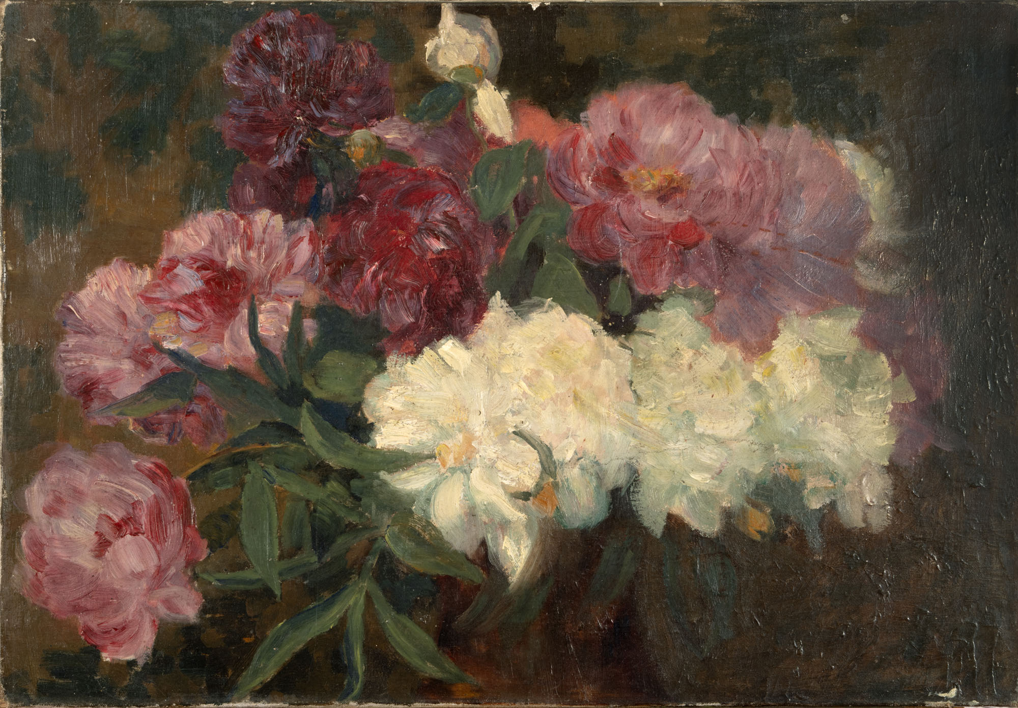 RECKNAGEL John (1870-1940) attribué à : « Nature-morte au bouquet…