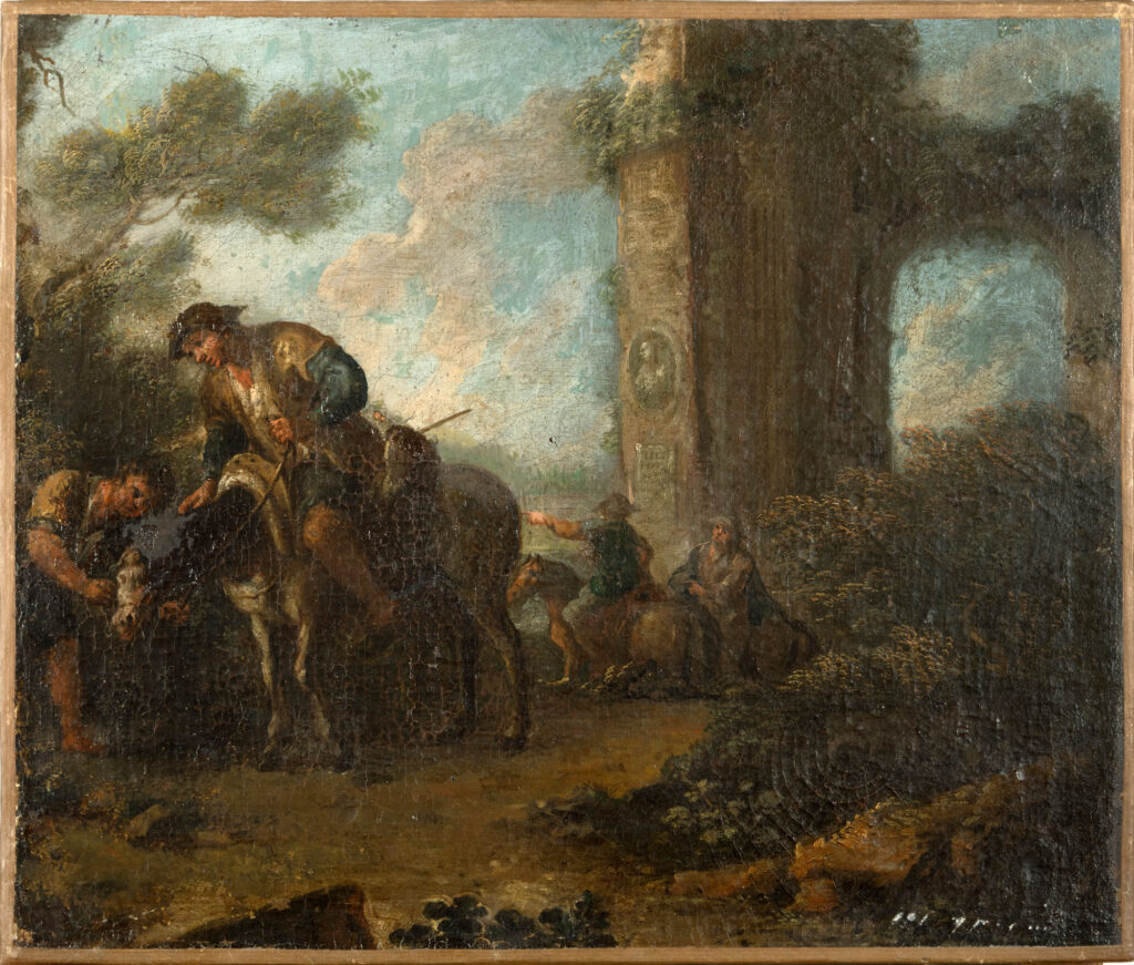 Van BLOEMEN Peter (1657-1720), attribué à : « Groupe de…