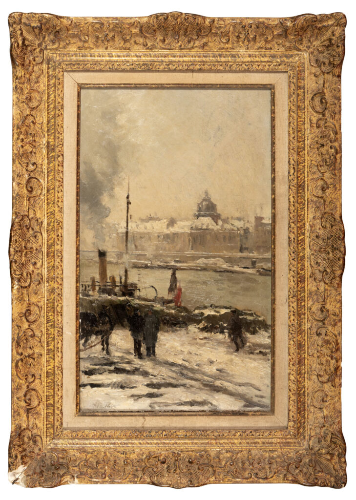 VAUTHIER Pierre (1845-1916) : « Quai de la Seine en…