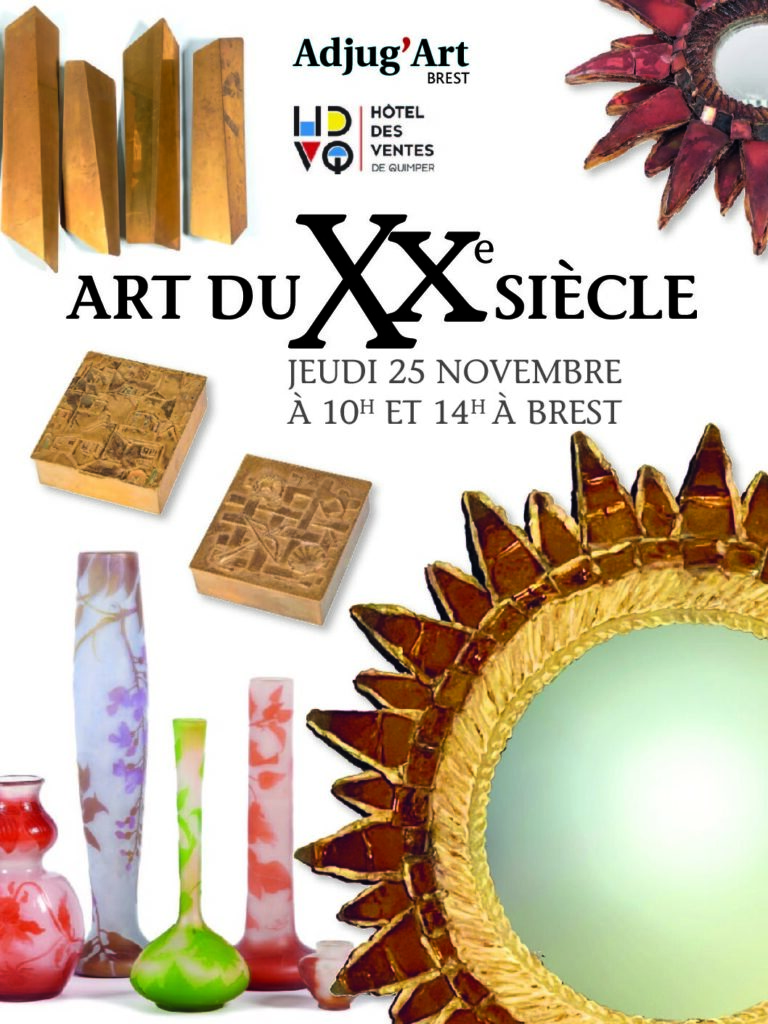 Couverture du catalogue — Art du XXe Siecle et Design Brest