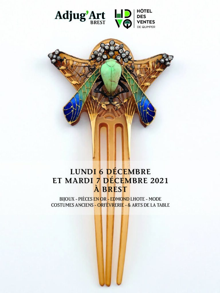 Couverture du catalogue — Bijoux Mode Costumes Anciens Orfevrerie Brest