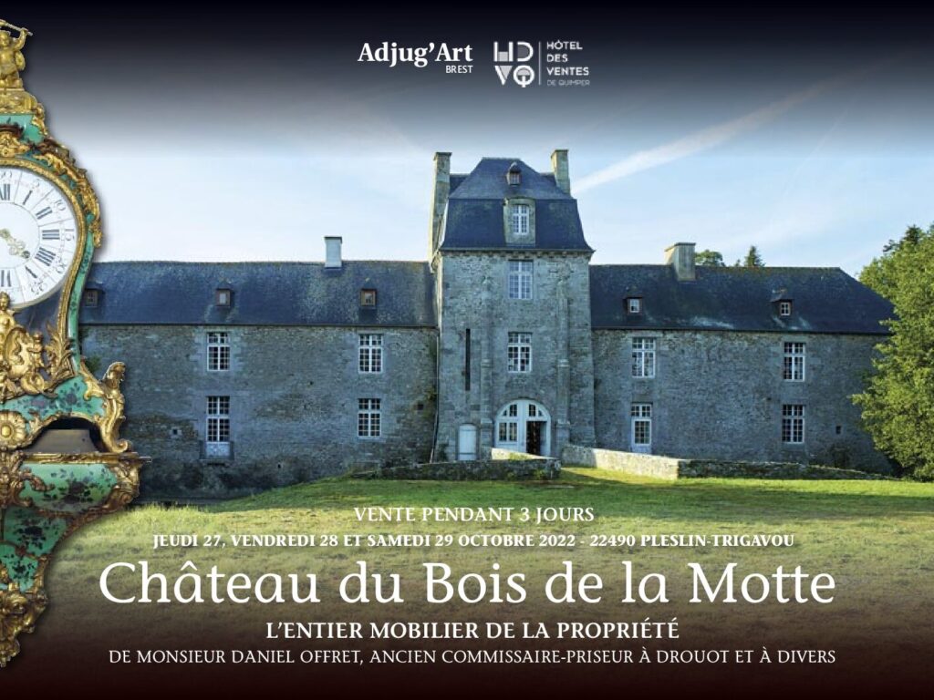 Couverture du catalogue — Chateau du Bois de la Motte Pleslin Trigavou