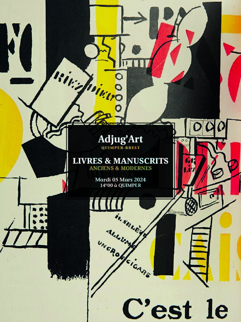 Couverture du catalogue — Livres et Manuscrits Photographies Quimper
