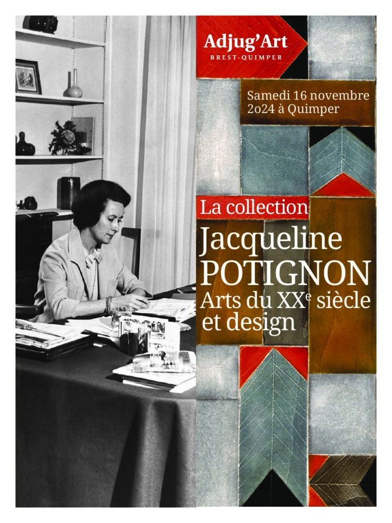 Couverture du catalogue — Collection Jacqueline Potignon Art du XXe siècle et design Quimper