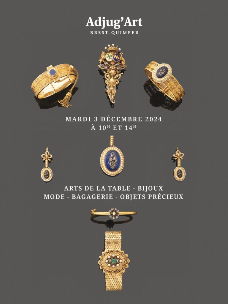 Couverture du catalogue — Bijoux Objets d'Arts Mode Arts de la Table Brest