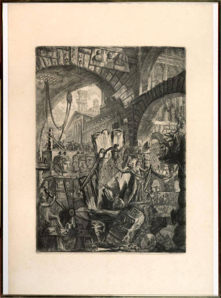 PIRANESI Giovanni Battista dit PIRANÈSE (1720-1778) : « Caprice, carceri…