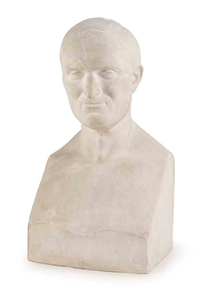 POITEVIN Philippe (1831-1907) : BUSTE en plâtre en représentant un…