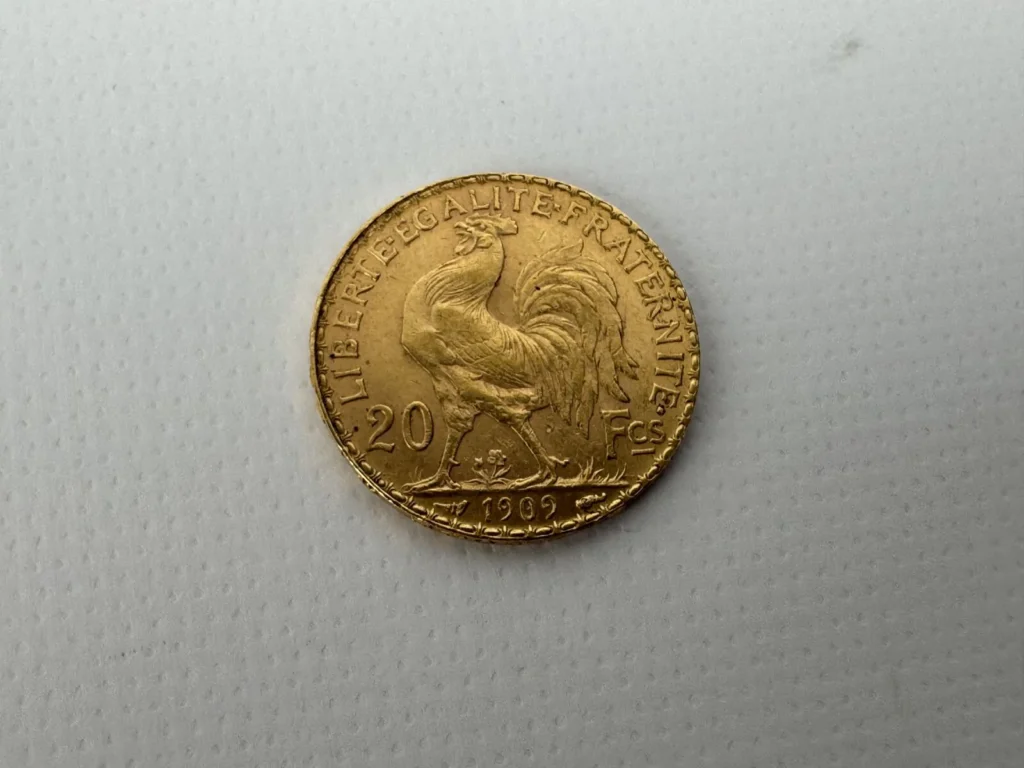 1 PIÈCE en or de 20 Francs type Marianne, année…
