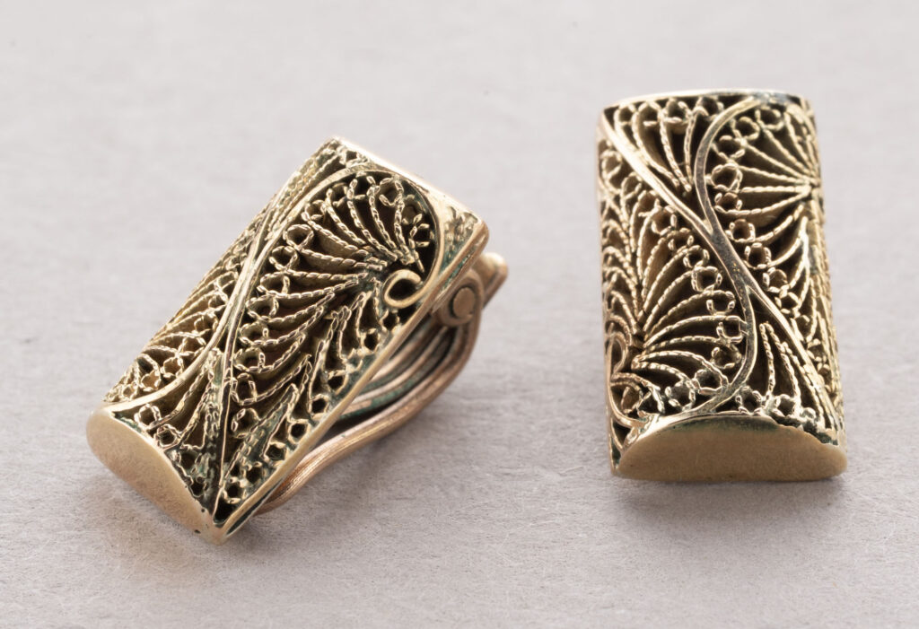 CLIPS D&rsquo;OREILLES en or jaune 750 millièmes, en forme de…