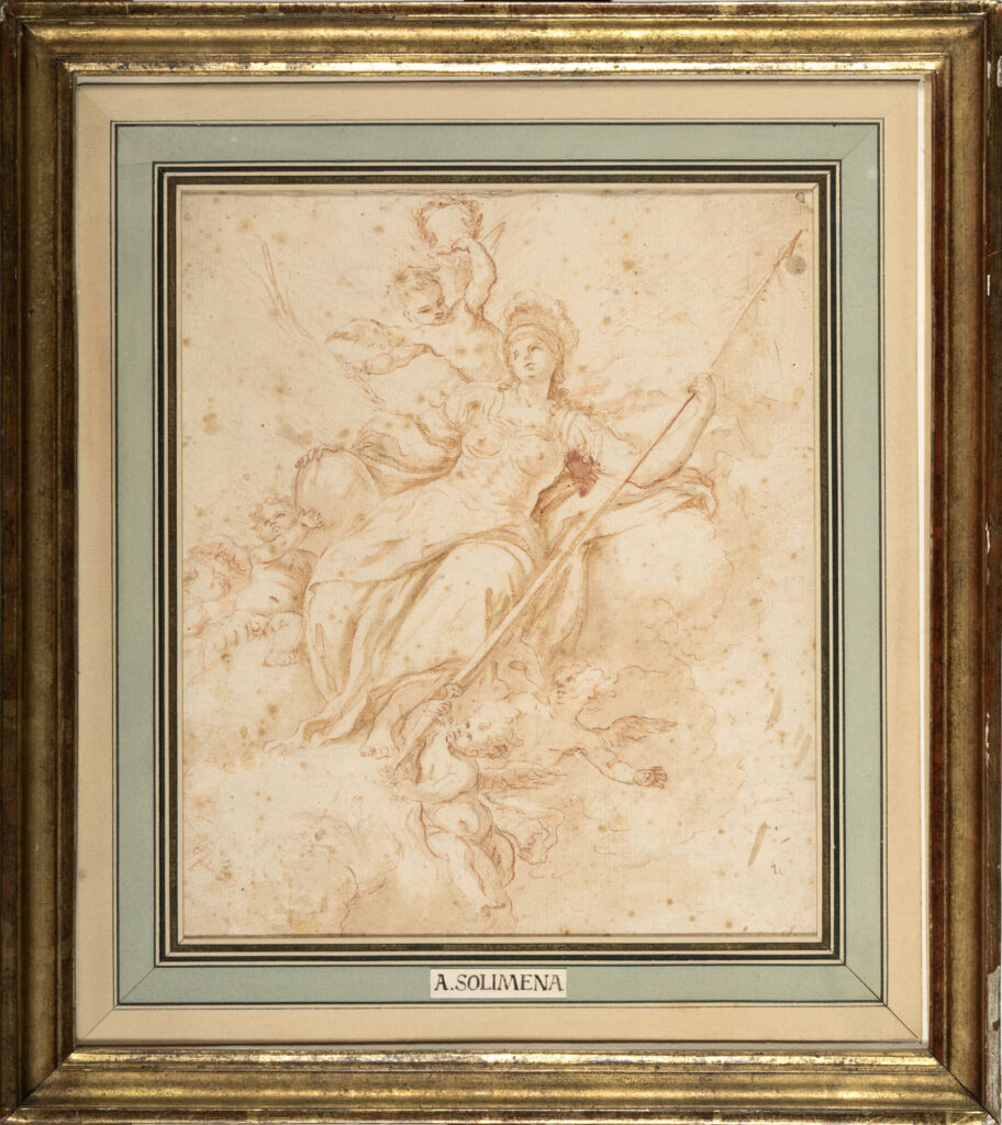 SOLIMENA Angelo (1629-1716), entourage de : « Minerve ou allégorie…