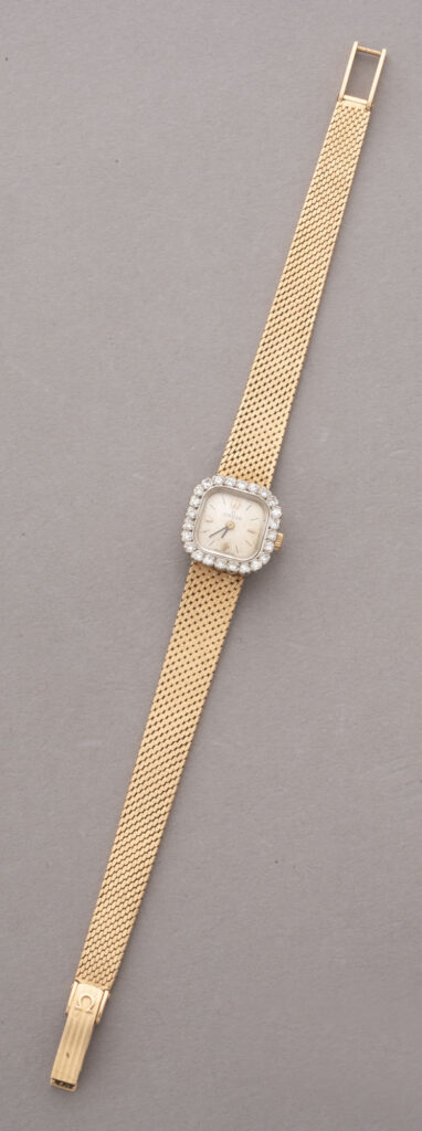 OMEGA : MONTRE DE DAME en or rose 750 millièmes,…