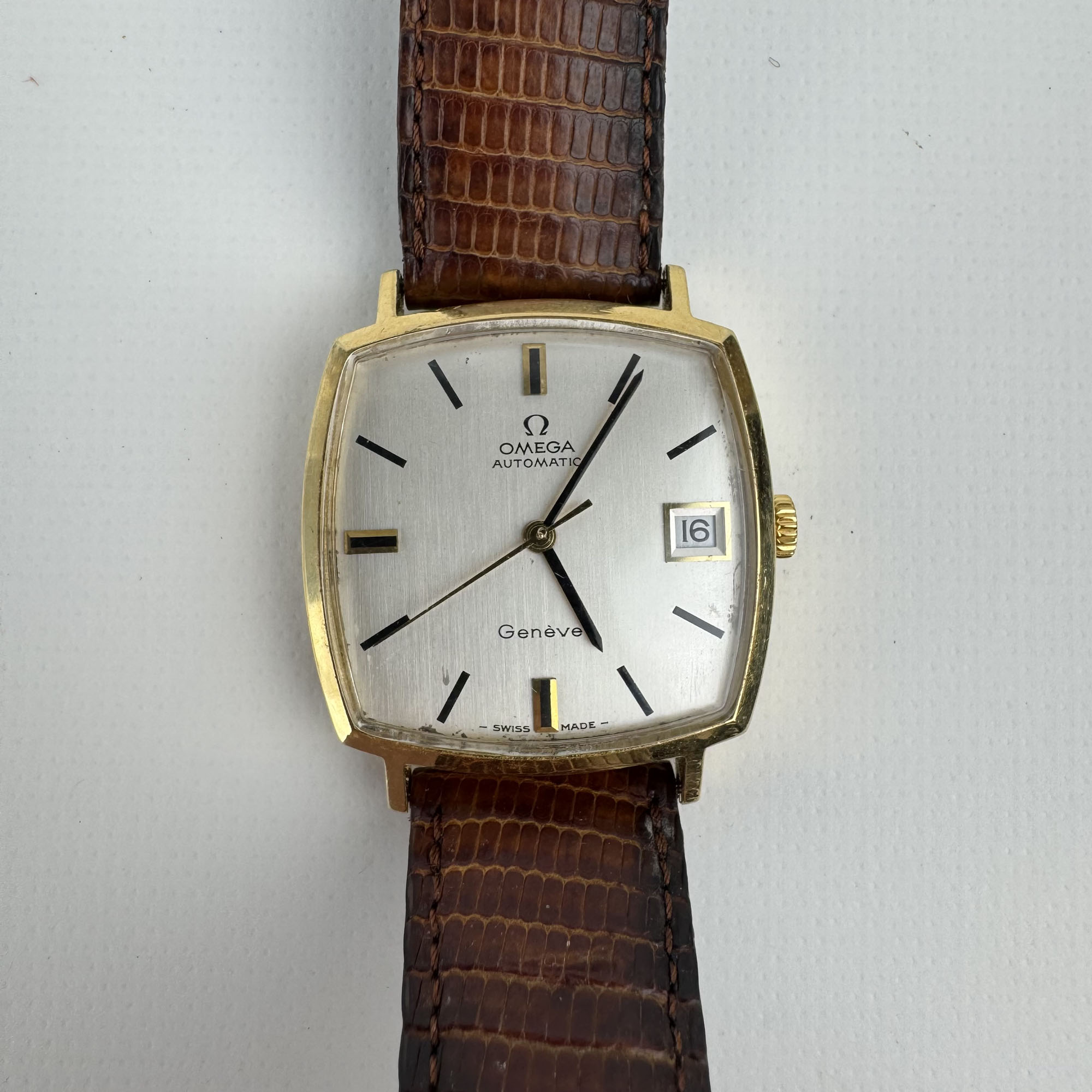 OMEGA : MONTRE d’homme en or jaune 750 millièmes ref…