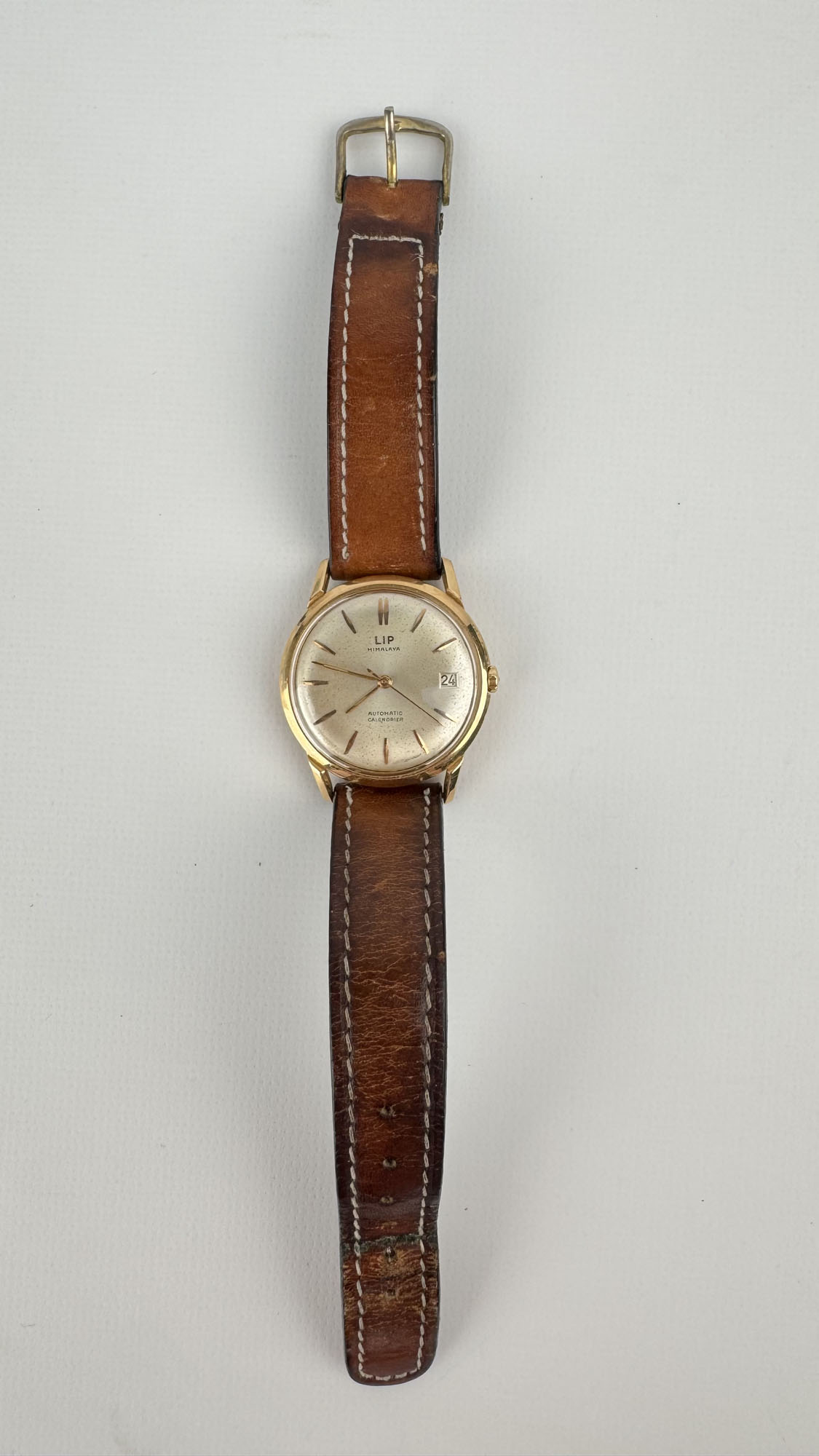 LIP : MONTRE d’homme modèle Himalaya-Calenbdrier en or rose 750…
