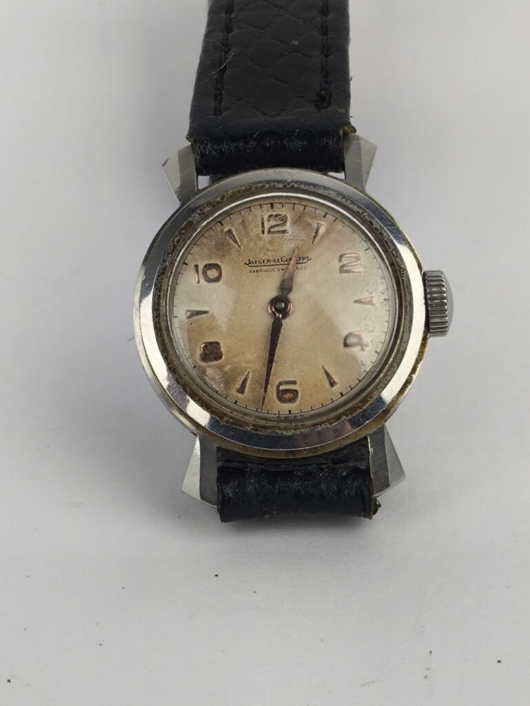 JAEGER-LECOULTRE : MONTRE en acier, boitier rond 20 mm, cadran…