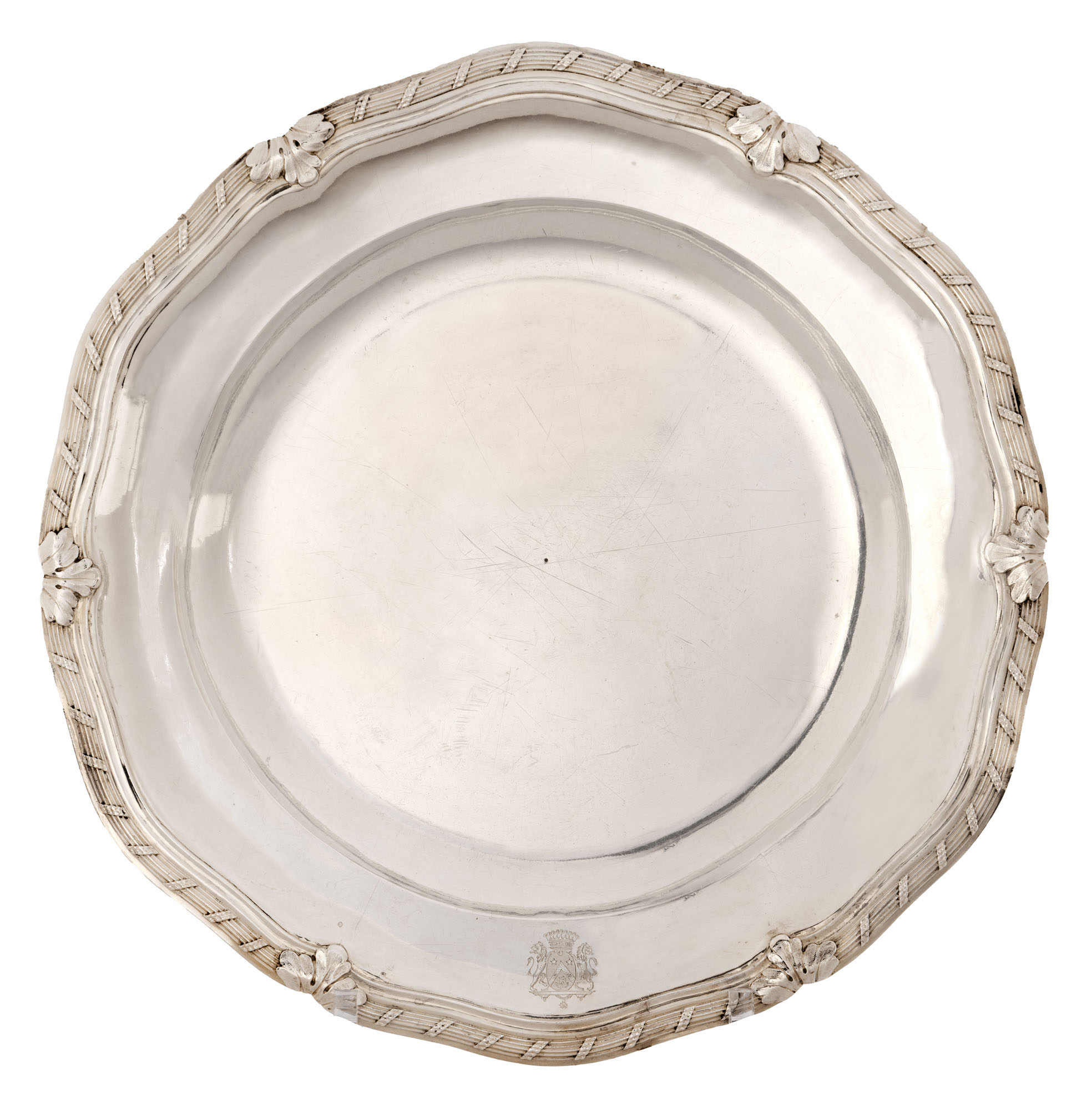 PRÉSENTOIR en argent, AIX-EN-PROVENCE 1790 par Gaspard BUREL reçu en…