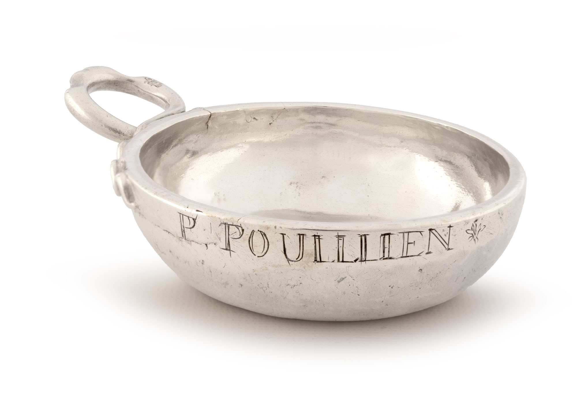 TASSE A VIN ou TASTE-VIN en argent, CLERMONT-FERRAND vers 1778…