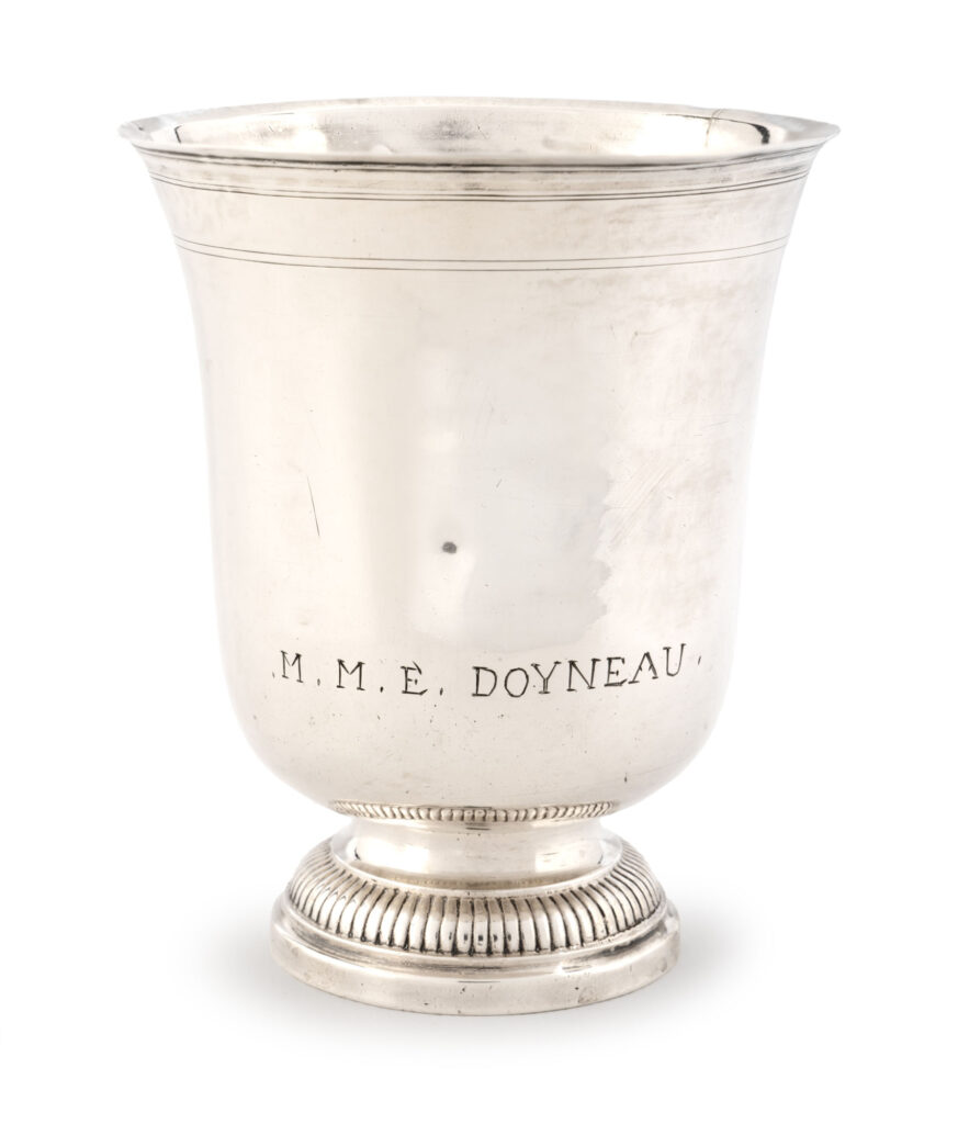 GOBELET en argent, MEAUX 1750-1768 par Jean BRISSOT ou BRICEAU…