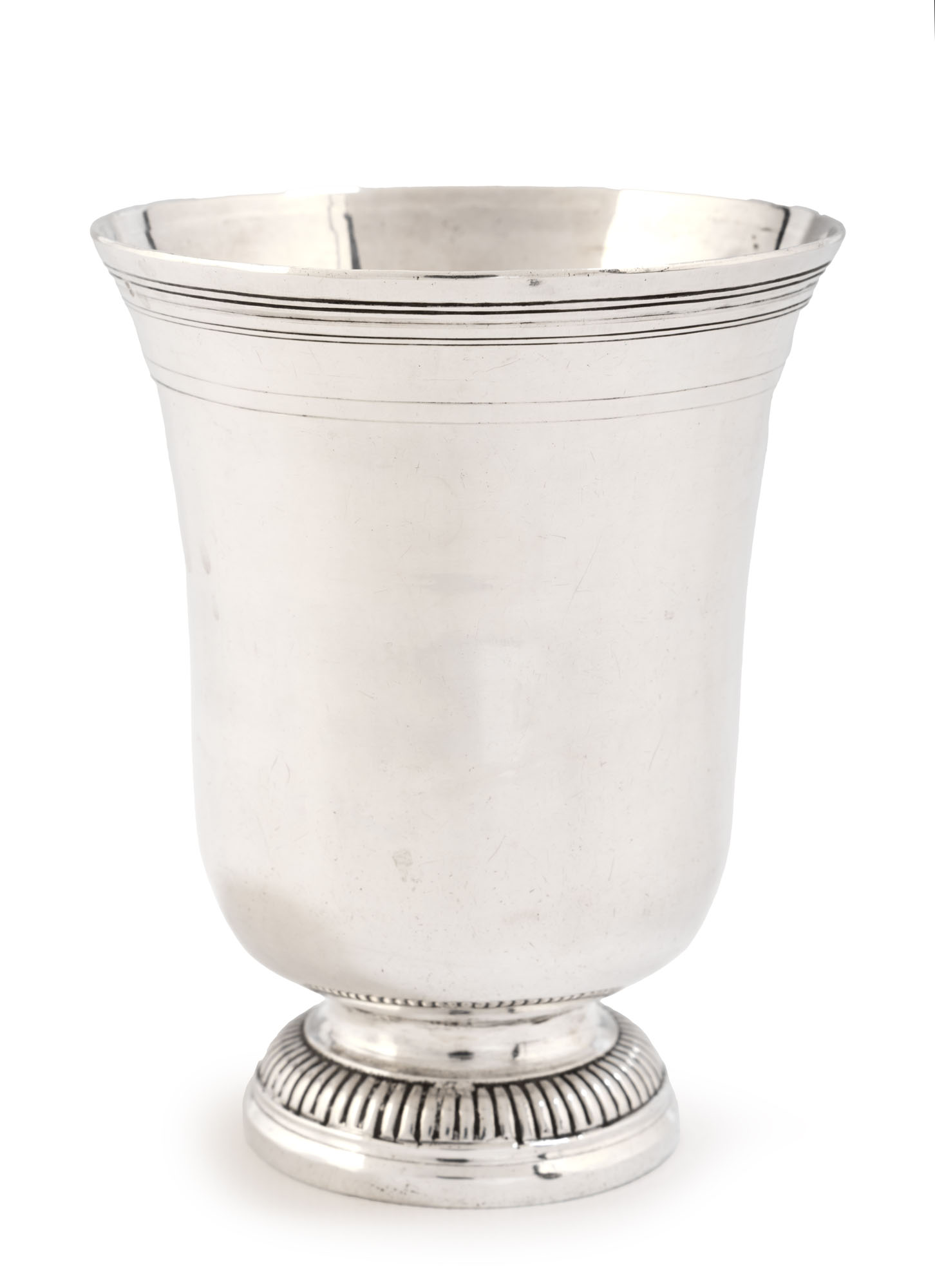 GOBELET en argent, MEAUX 1778-1782 poinçon de Catherine DECOMBLE veuve…