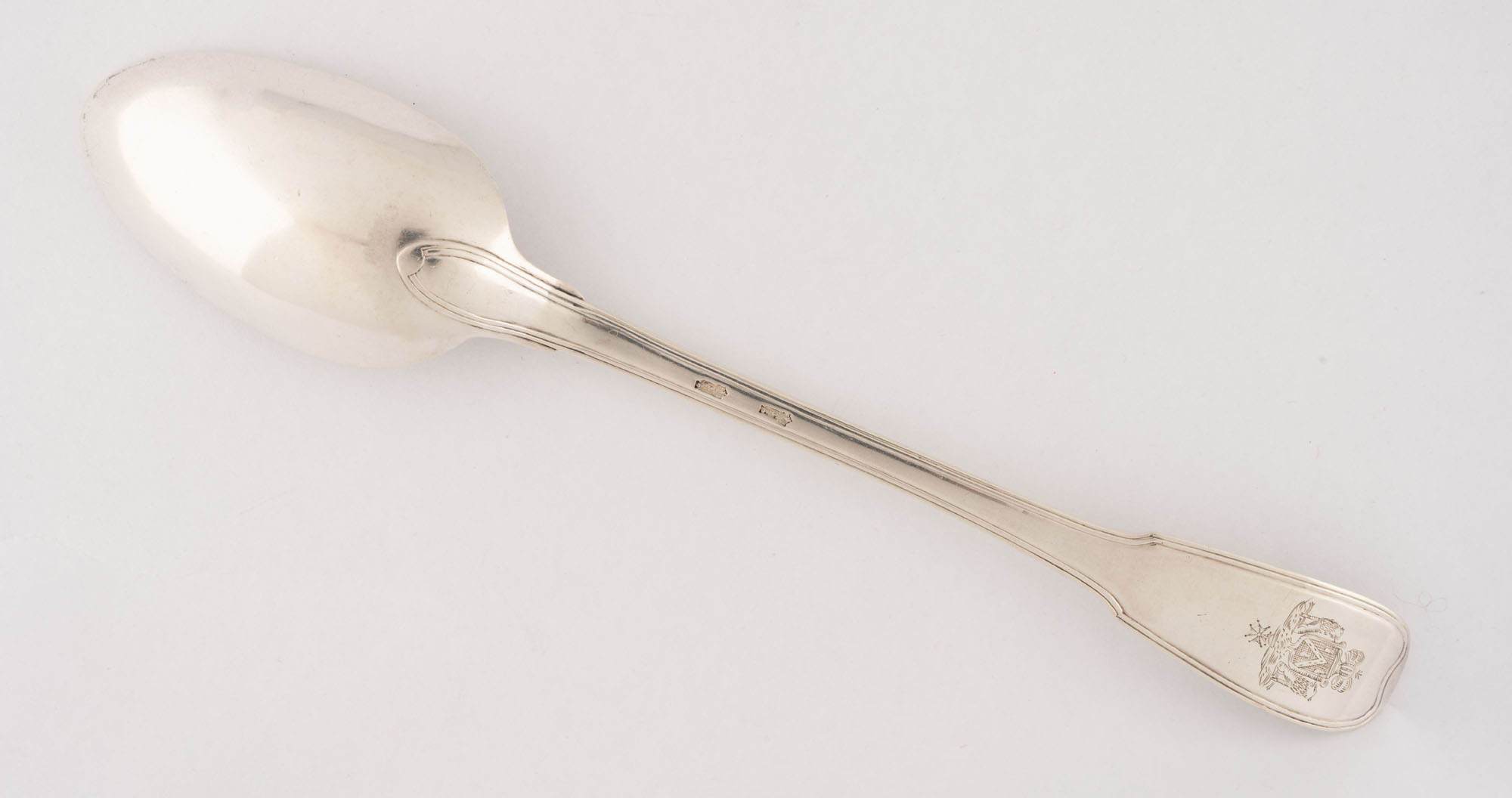 CUILLER A RAGOÛT en argent, SAINT-CLAUDE (Juridiction de BESANÇON) 1762-1788…