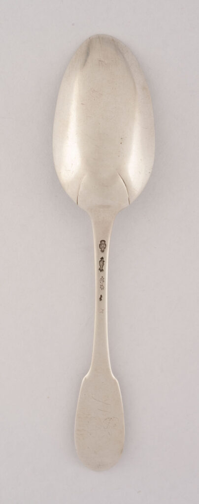 CUILLER en argent, VANNES vers 1765 par Jean-Baptiste LE ROUZIC…