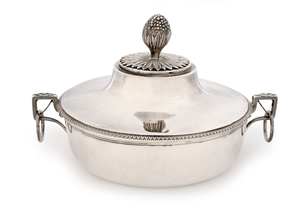 LEGUMIER couvert en argent, PARIS 1798-1809 par Jean François CARRON…