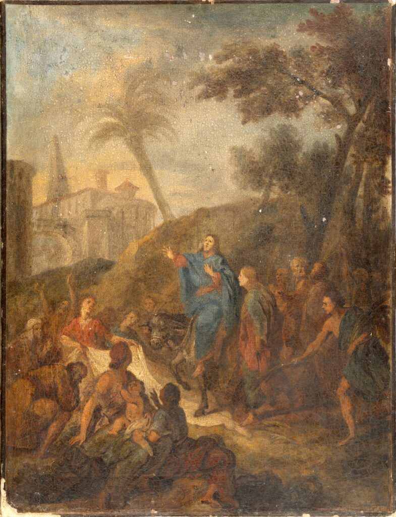 ÉCOLE FRANÇAISE DU XIXe SIÈCLE : « L&rsquo;entrée du Christ…