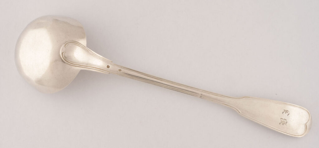 LOUCHE en argent, poinçon Minerve 1er Titre entre 1838 et…