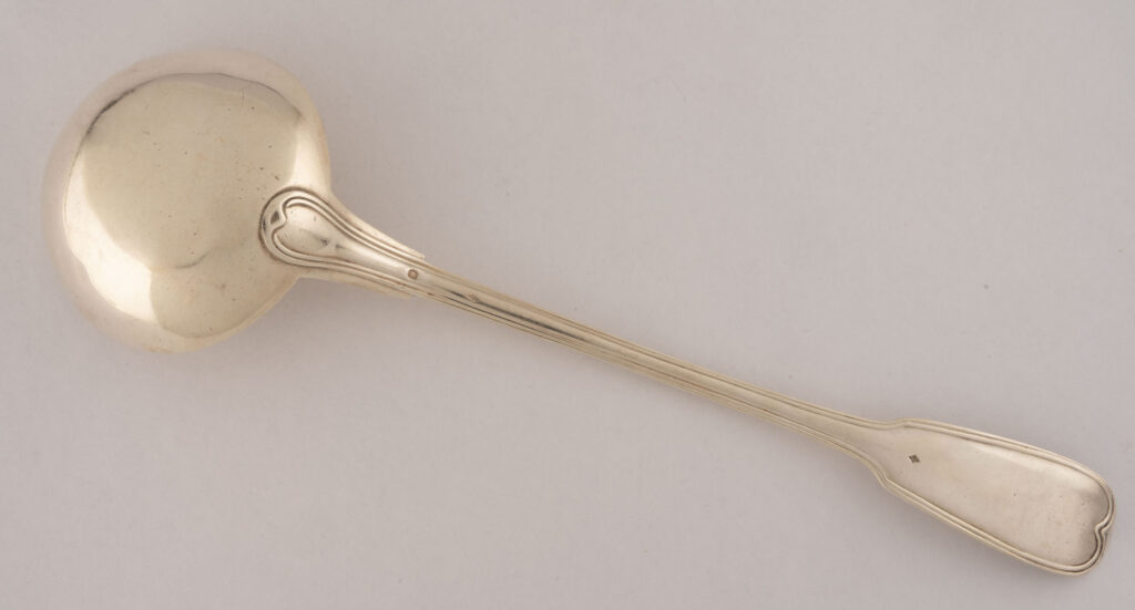 LOUCHE en argent, poinçon Minerve 1er Titre entre 1856 et…