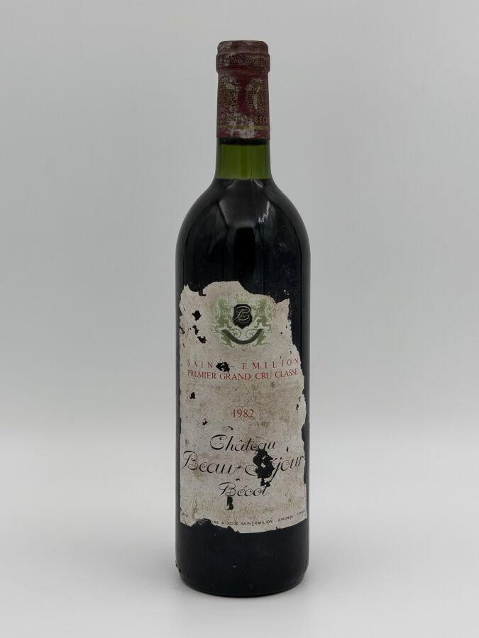 1 BOUTEILLE de Château Beau-Séjour Bécot 1982, Saint-Emilion 1er GCC,…