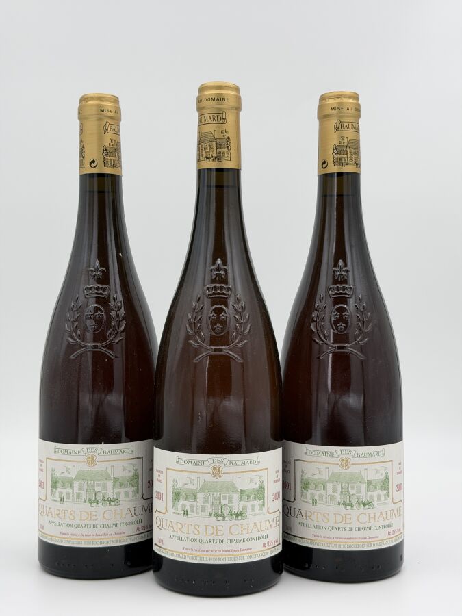 3 BOUTEILLES du Domaine des Baumard – Quarts de Chaume…