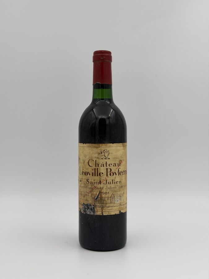 1 bouteille de Château Léoville Poyferré 1981, Saint-Julien. Niveau BG.…