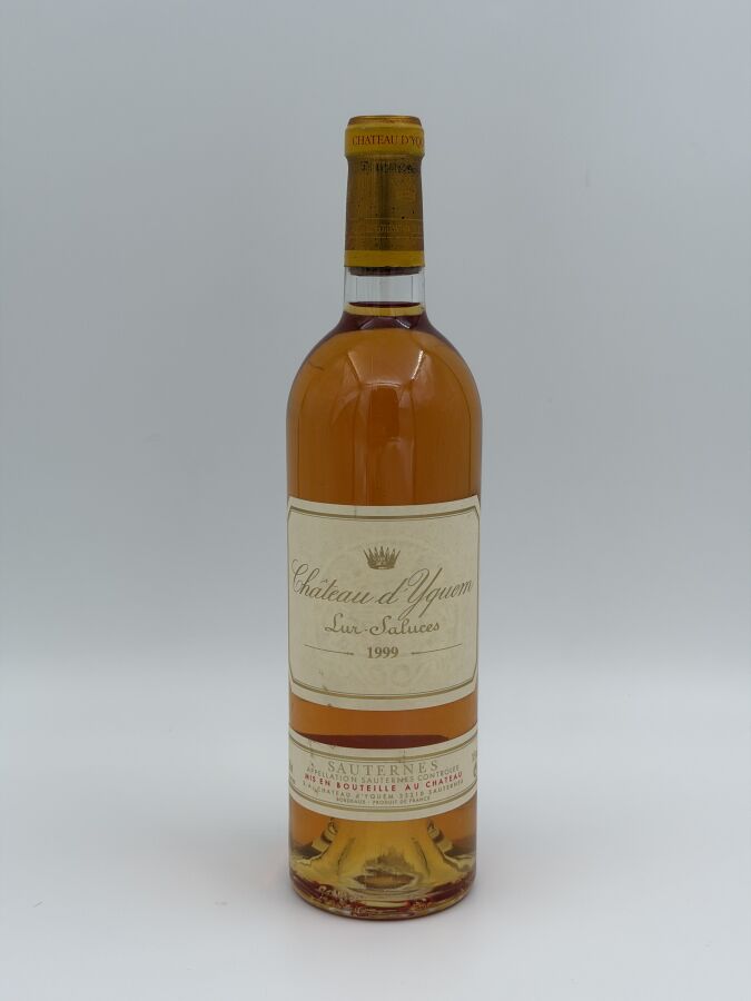 1 BOUTEILLE de Château d&rsquo;Yquem 1999, Sauternes. Niveau P. Étiquette…