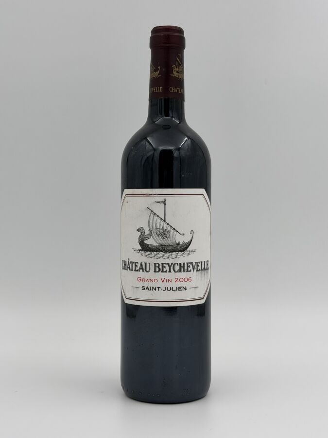 1 BOUTEILLE de Château Beychevelle 2006, Saint-Julien. Niveau P. Étiquette…