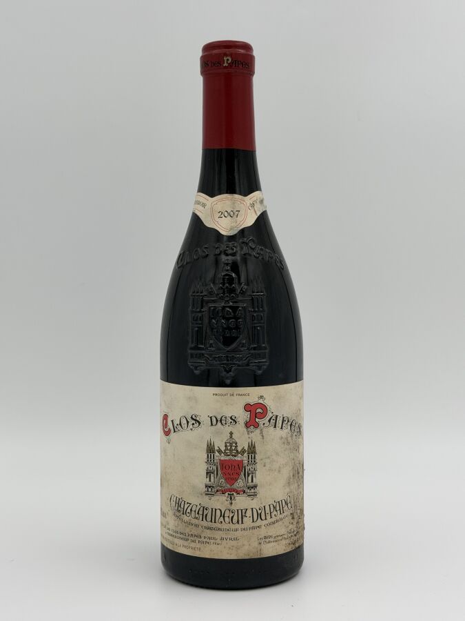 1 BOUTEILLE de Clos des Papes 2007, Châteauneuf-du-Pape. Niveau P.…