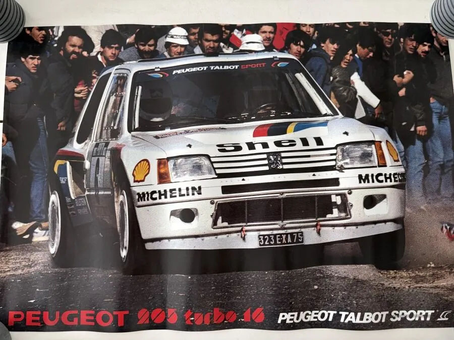 PEUGEOT TALBOT SPORT : LOT de TROIS AFFICHES originale offset…
