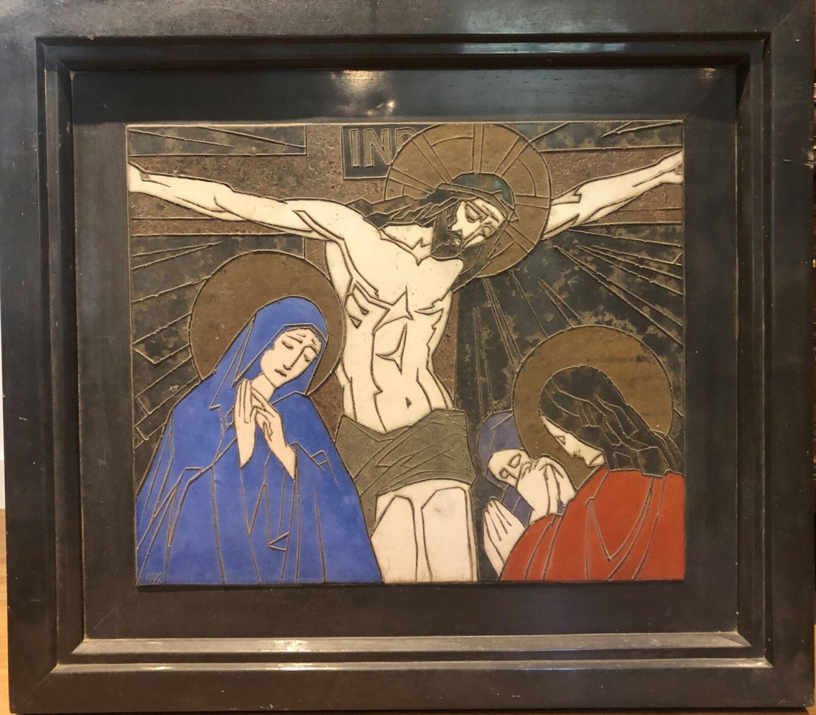 GRÜBER Jacques (1870-1936) : RARE STATION XII (Jésus meurt sur…